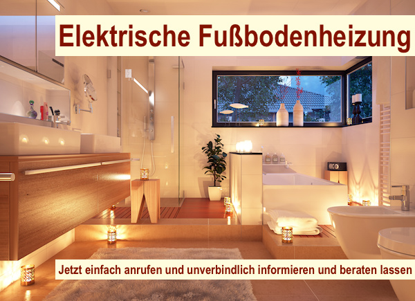 Elektrische fuÃbodenheizung berlin elektriker elektro