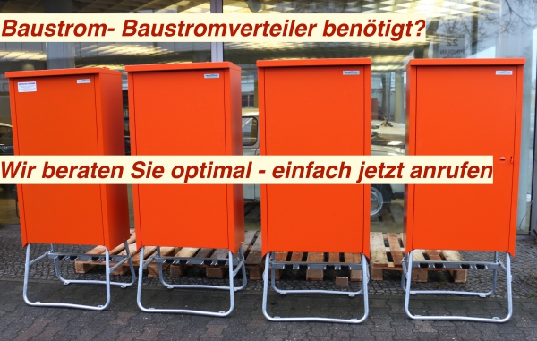 Baustrom - Baustromverteiler mieten Berlin Baustrom Baustromverteiler Berlin Brandenburg