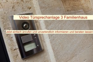 Video Türsprechanlage 3 Familienhaus Berlin